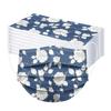 50PCS Adult Fashion Print Disposable Face Mask 3 Ply Earloop Anti-PM2.5 