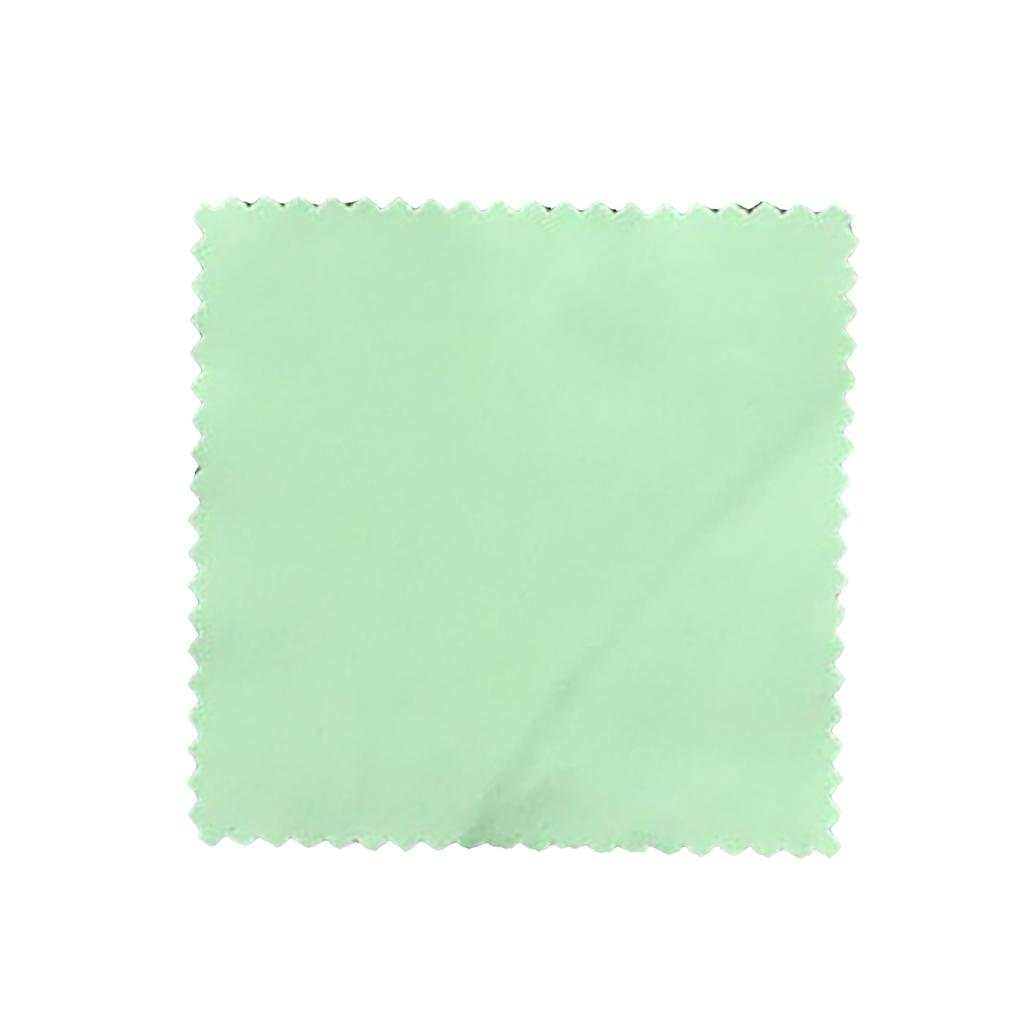 100 ks 6x8cm Hadřík na čištění brýlí Oboustranný samet Zlatý Stříbrný Hadřík na čištění šperků Ovoce