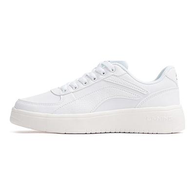 Bequeme lässige rutschfeste abriebfeste Low-Top Skateschuhe Damen Sneaker Weiß AGCR470-2