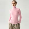 Women's High-Neck 100% Pure Cashmere Slim-Fit Sweater - Seamless, Flattering Knit in Solid Colors