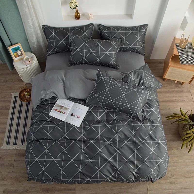 Blue Dinosaurs Soft Duvet Cover Quen Children Kids Carton Warm Comforter Covers Sets for Young Boys Soft Lovely Animals Patern Beding Set Home Decor