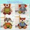Cute Cartoon Lion Elephant Rabbit Fox Plush Toy Dolls Children Gifts Birthday