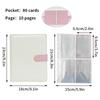 Pu Leather Photocards Holder Photo Album Cards Collect Book Idol Kpop Photo Card Storage Binder Cover Binding Machine Notebook