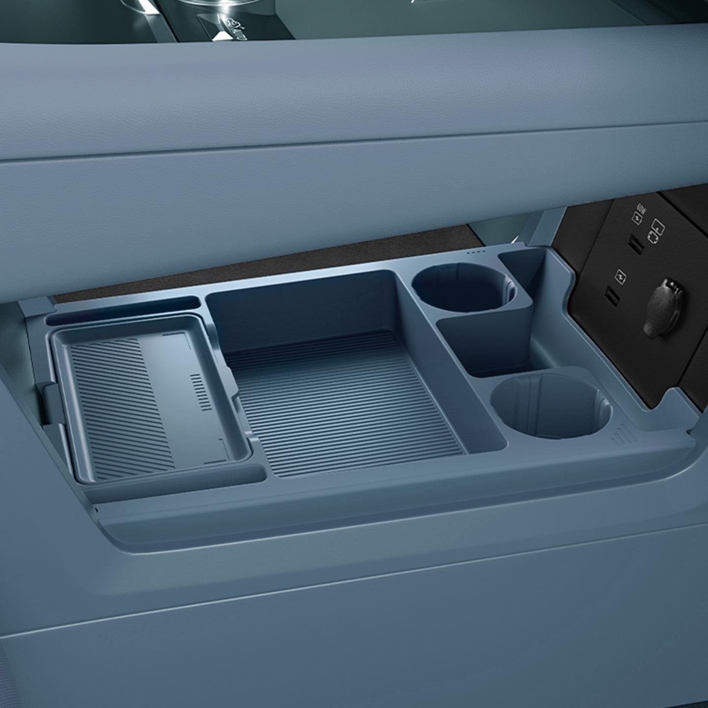 

Fits 25 Lynk & Co 900 Models: Center Console Organizer Tray for Car Interior Decoration
