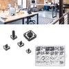 250Pcs 25 Values Momentary Tactile Push Button Switches Assortment Kit 7 Size For Electronics