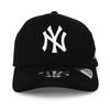 New Era 9FIFTY Stretch Snapback Size NY Yankees Cap, MLB, NBA, NFL, S/M (approx. 55-59cm), (Black/White) [Used]