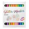 24-Color Dual-Tip Glitter Marker Set for Journaling, Painting & Graffiti