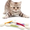 6 ks vatových tyčinek, hračky pro kočky, plstěný obří tampon, kočičí šňůra, hračky pro koťata, žvýkací tyčinky pro koťata, hračky pro kočky v interiéru, prořezávání zoubků, obohacení