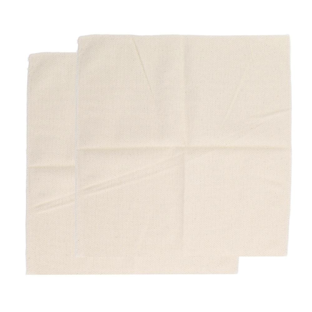 2pcs Overlocking Edge Tufting Cloth Large Size Cross Stitch Aida Cloth  For DIY Rug Making