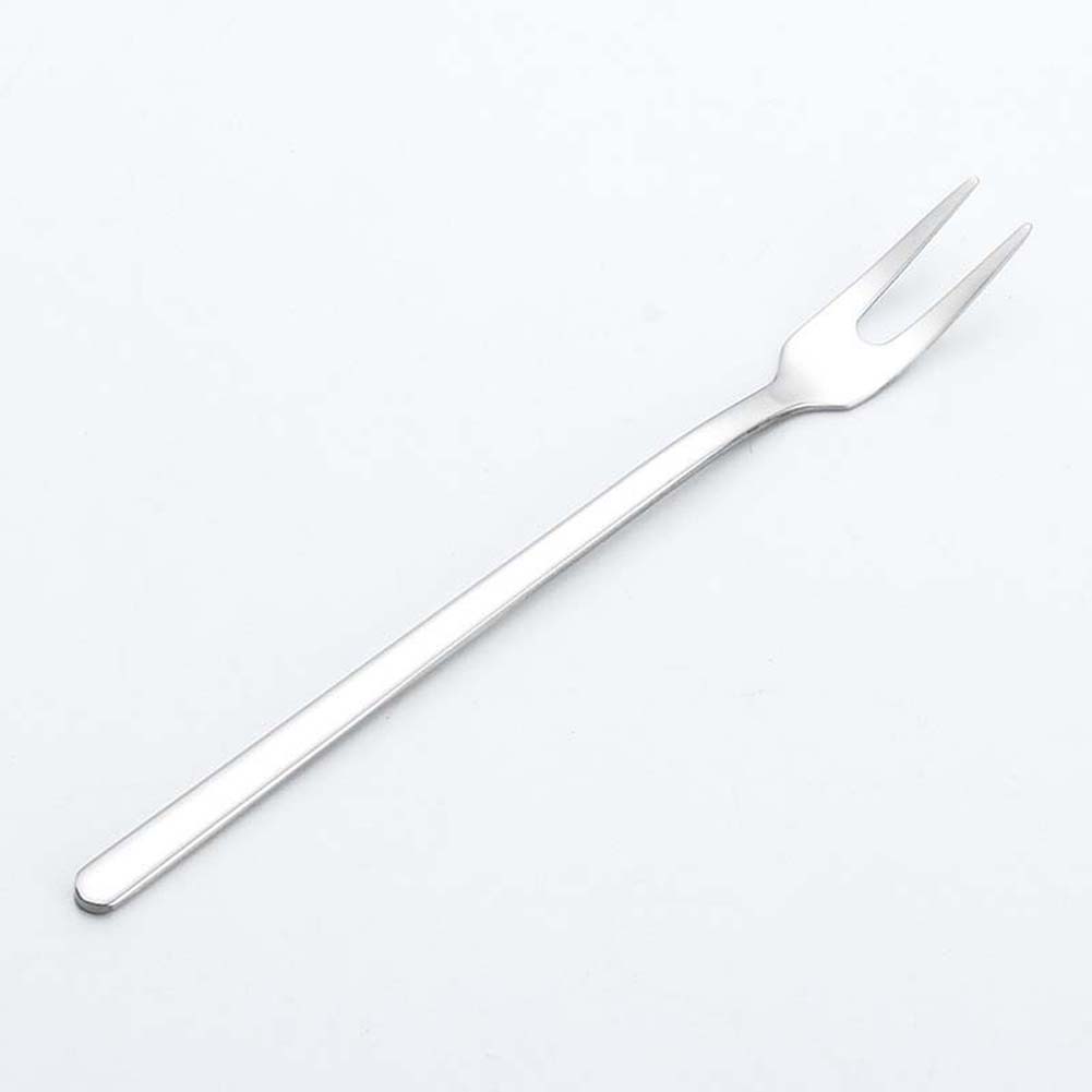 Stainless Steel Cake Dessert Fruit Fork Cutlery Kitchen Tool Eco-friendly Tableware