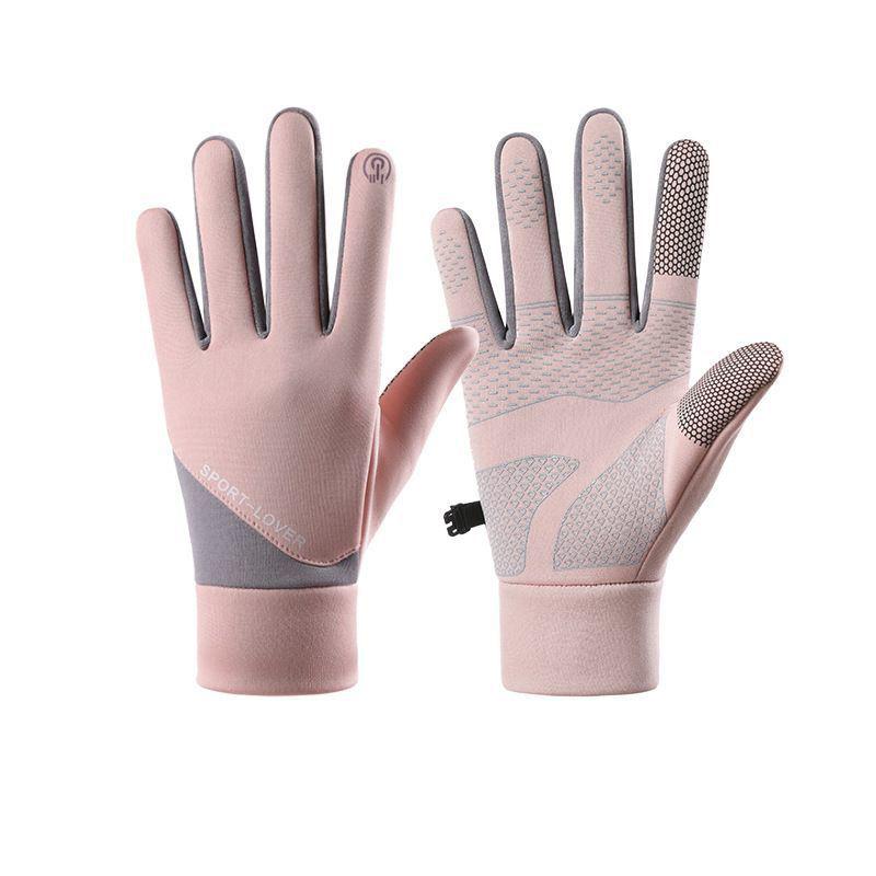 Outdoor Cycling Sports Gloves Unisex Thick Warm Motorcycle Riding Full Finger Gloves Touch Screen Anti Slip Cold Resistant Glove