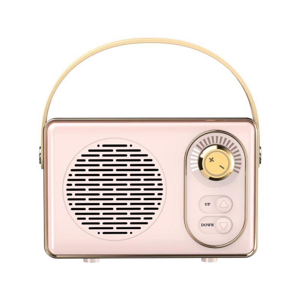 Retro Bluetooth Portable Speaker Small Wireless Stereo,Loud Volume TF Card Slot and MP3 Player for Android