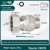 Copper Anti-Spin Check Valve DN15mm 1/2" To 3/4" - High Flow Household Shut-off Valve