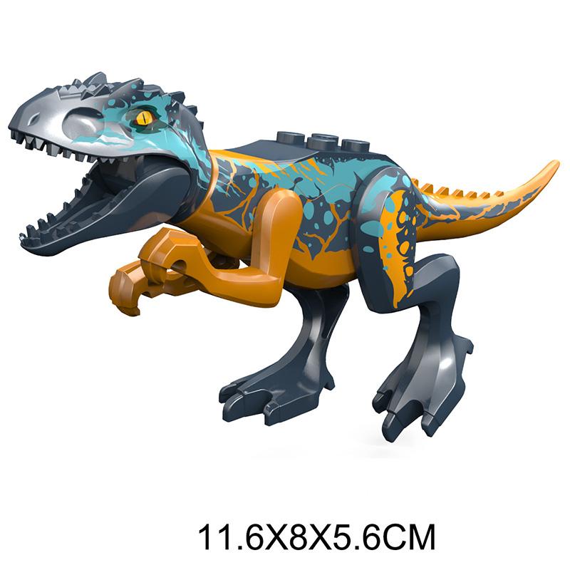 Jurassic Dino World Store Dinosaurfigurer Klosser Byggeklosser Velociraptor T-Rex Triceratops Indominus Rex Leker For Barn