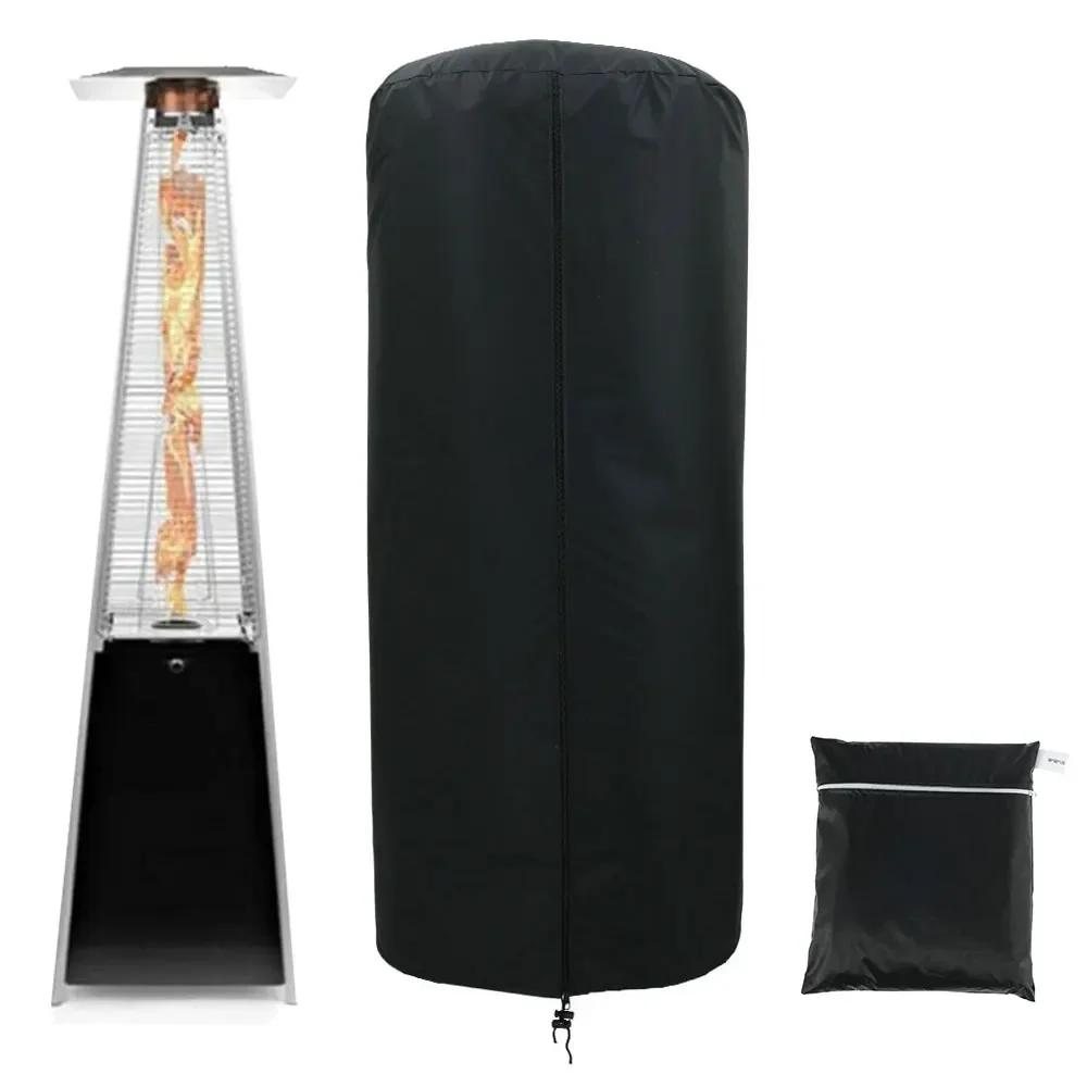 1 Pcs Heavy Duty Waterproof Gas Pyramid Patio Heater Cover Outside Furniture Protector All-Purpose Covers Patio Furniture Cover