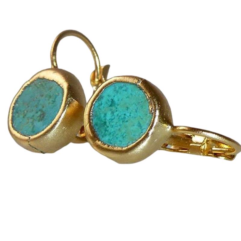 New Trendy Fashion Jade Gem Ear Cuffs - Creative Simple Women's Earrings for Birthdays & Parties