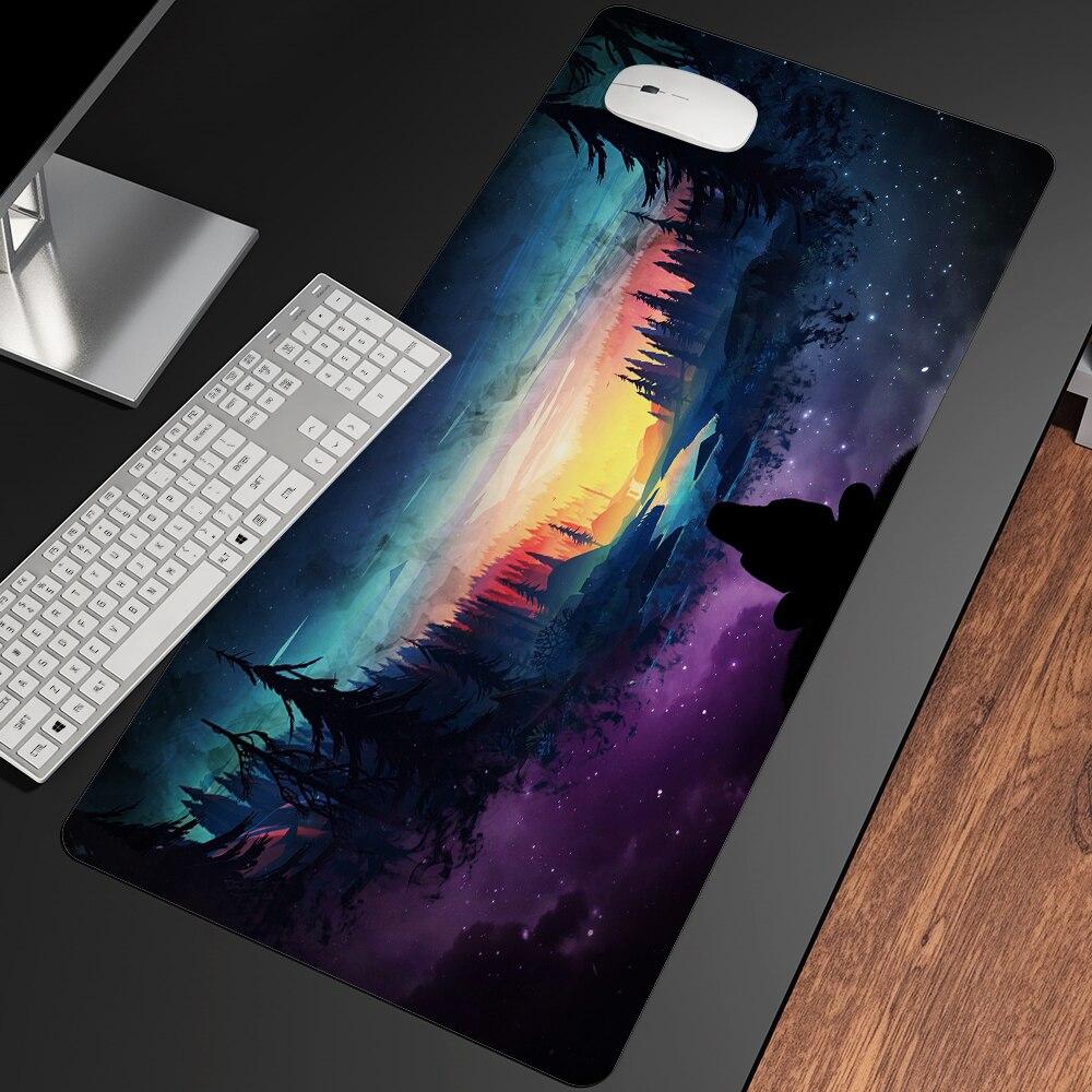Sevenpers Mousepad XXL, Japanische Kunst Mauspads,900x400mm
