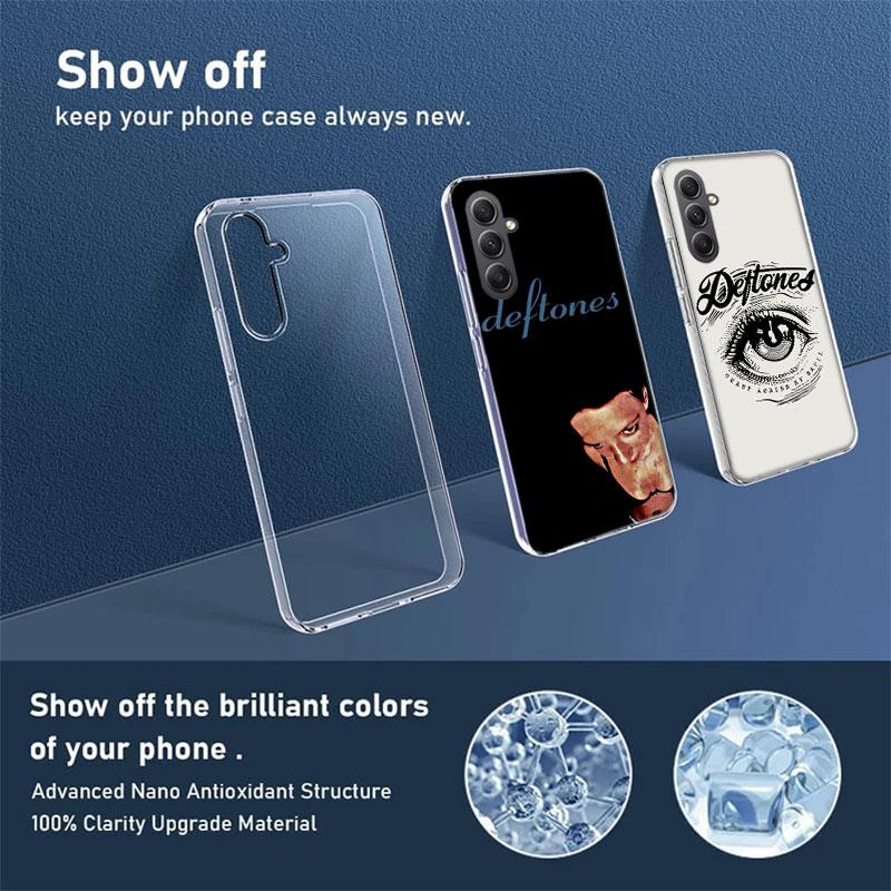 Band D-Deftones Phone Case for Samsung A17 A37 A57 A07 A16 A26 A36 A56 A06 A02S A12 A22 A32 A52S A04S A14 A24 A34 A54 A03 A13 A3