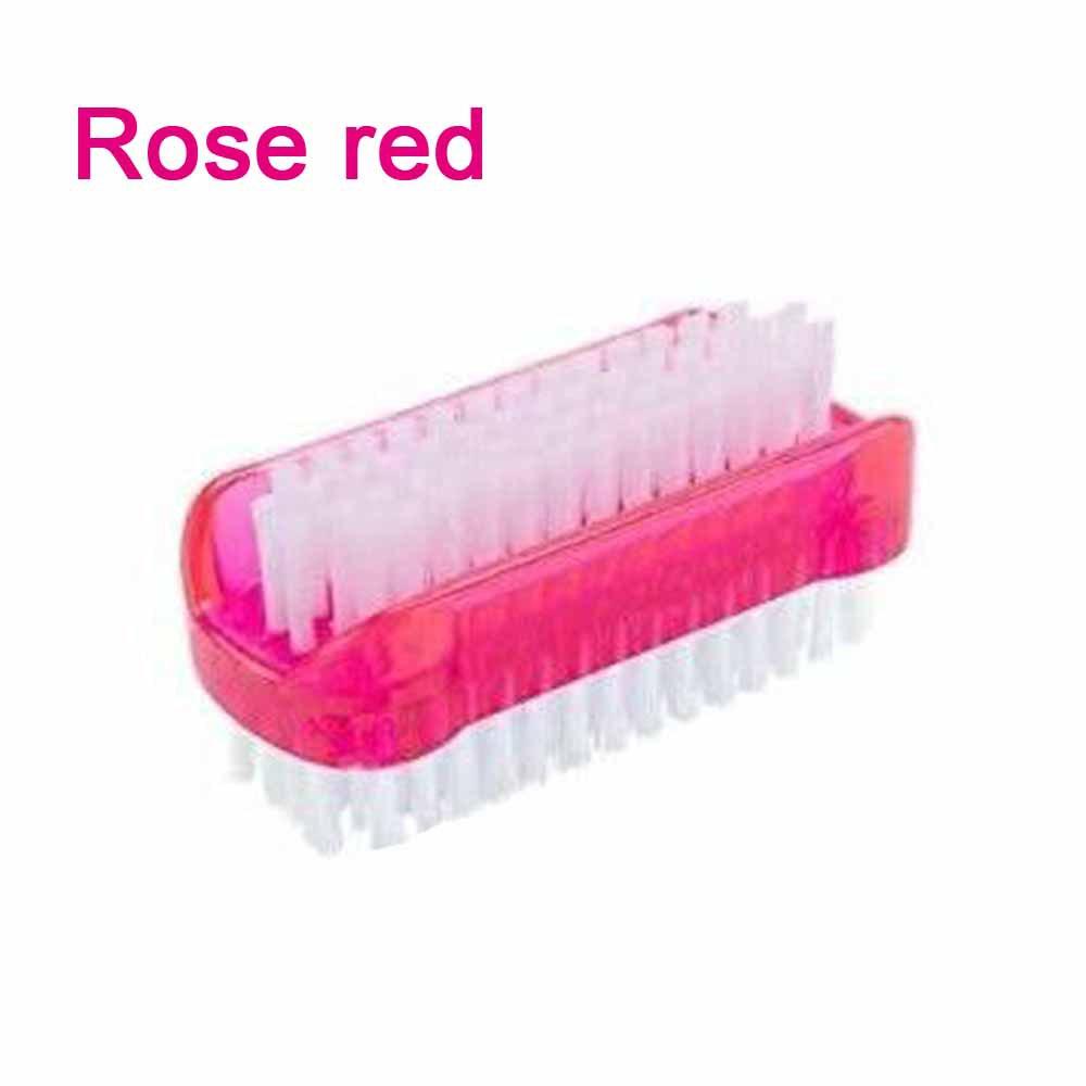 Двусторонняя кисть для ногтей Пластиковая кисть для пыли с ногтей Многофункциональная кисть для ногтей Принадлежности для ногтей для профессионалов Набор кистей для ногтей