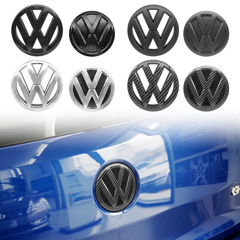 Pentru VOLKSWAGEN VW 2 Bucăți Embleme Auto Grilă Față Sticker Capac Portbagaj Spate Insigne Decaluri Accesorii Pentru Volkswagen Polo 2011 2012 201