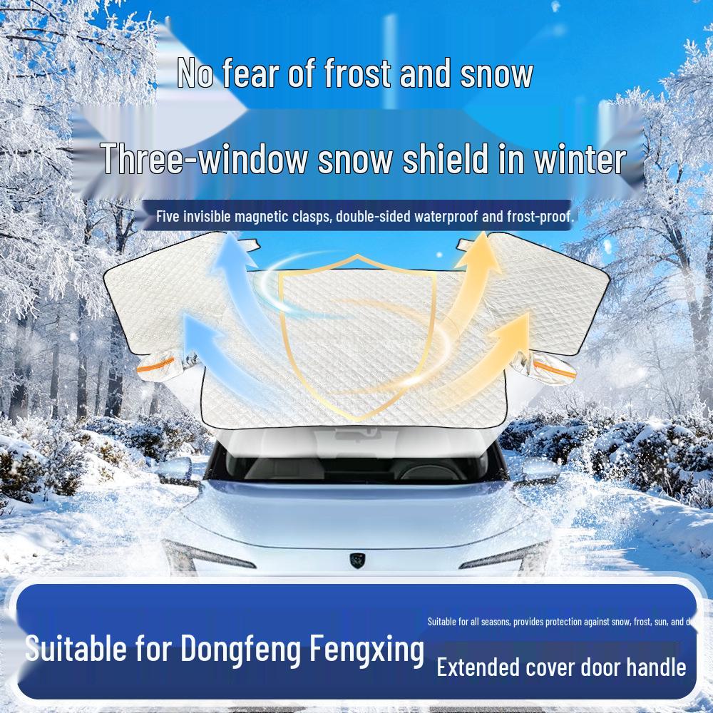 Dongfeng Fengxing T5/Jingyi X5/X3/Lingzhi M5/M7 Car Snow Shield Frost Guard Windshield Protector
