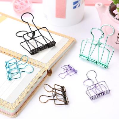 Desk Organizer Binder Clips Office Study Page Holder High Quality Paper Clip