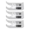 3Pcs Zigzag Foot Stainless Steel Multifunctional Universal Lightweight Durable Sewing Machine Presser Foot for Home