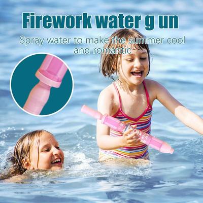 Fireworks Water Guns Couples Taking Photos Under Streetlights Water Fireworks Atmosphere Romantic Props Leisure Interactive Pool