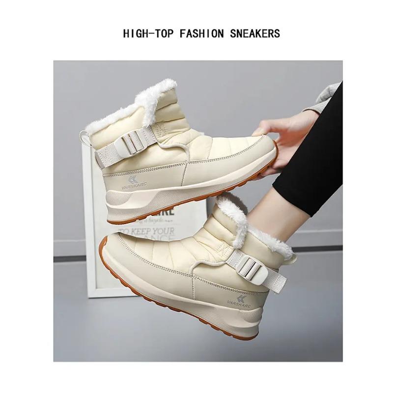 Winter Snow Boots Women New Fashion Cotton Shoes Plush Warm Casual Boots Non Slip Ankle Boots