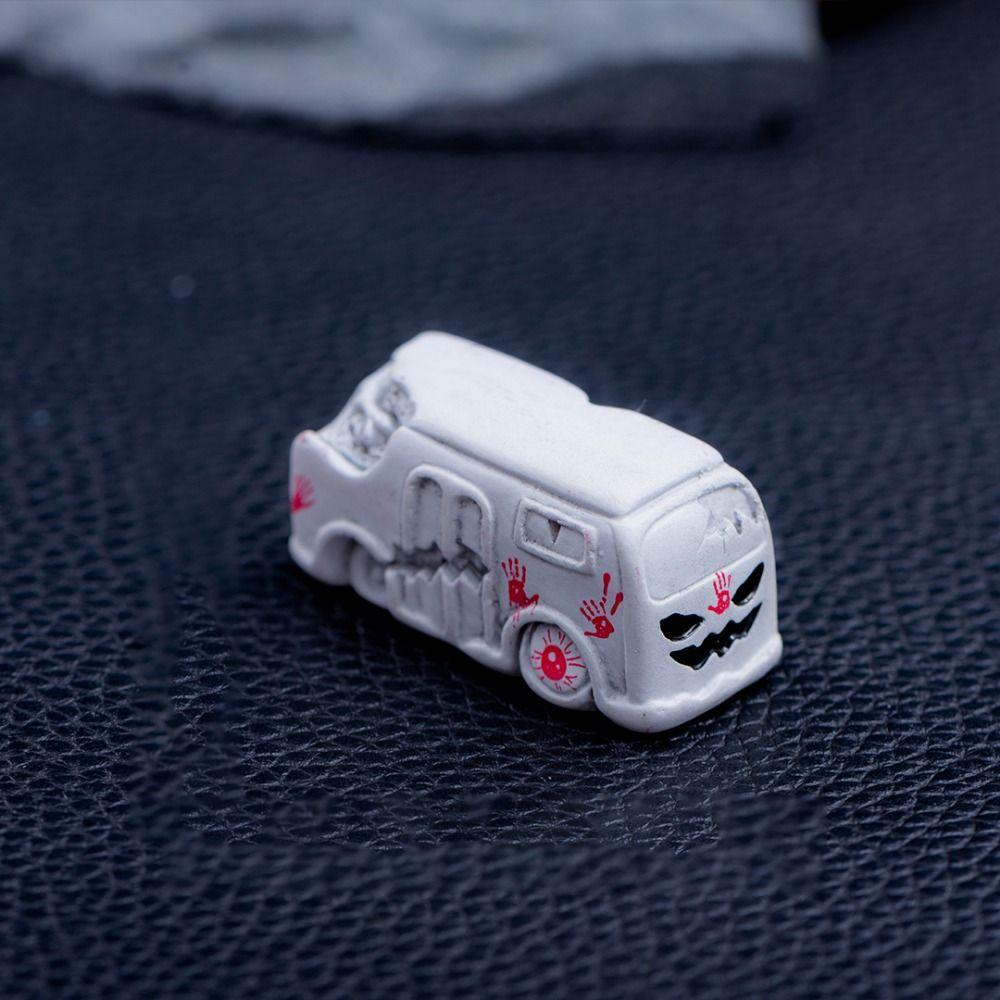 Mini Pumpkin Ornaments Resin Crafts Ghost Festival Ornaments Halloween Small Ornaments  Desktop