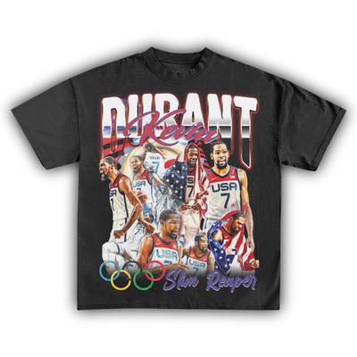 Kevin Basketball Durant Graphic marškinėliai Moteriški Unisex Fans Essentials trumpomis rankovėmis Vasaros mados prabangus marškinėliai