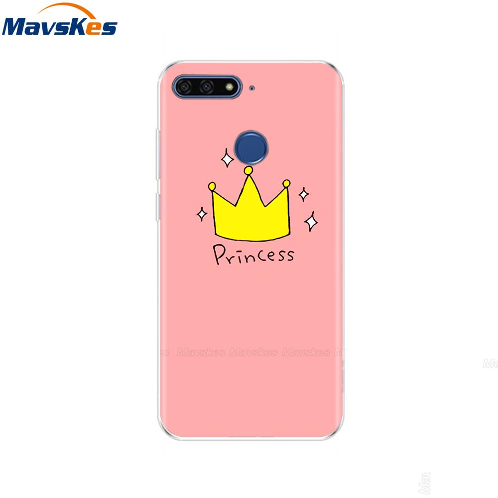 Case For Huawei Honor 7C Case On Huawei Honor7C 5.7 inch Soft Silicone Phone Cover For Huawei Honor 7C Aum-L41 TPU Cases Coque