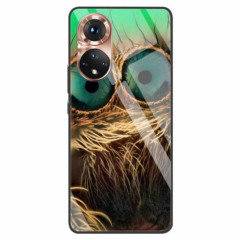 Luxury Case for Huawei Honor 50 Cover Tempered Glass Cover for Huawei Honor 50 Phone Case Honor50 6.57" Coque Bag Fashion Bumper