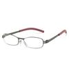 Fashion Small Frame Square Metal Glasses Vintage High Quality Luxury Presbyopic Glasses Daily Leisure Travel Reading Glasses