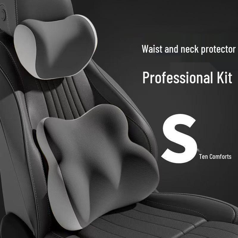 Car Seat Back Lumbar Support Cushion for Long Sitting