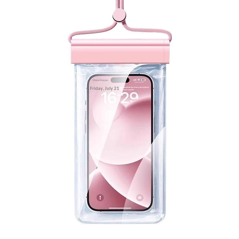 Universal Transparent Waterproof Touchscreen Phone Pouch Outdoor Diving And Swimming Crossbody Phone Case белый