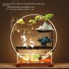 Chinese-style flowing water ornaments landscape fish tank living room small fountain waterfall creative home decoration