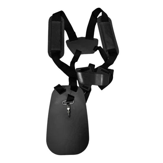 Universal Trimmer Harness Adjustable Strimmer Harness Padded Double Shoulder Straps with Belt for Brush Cutters Garden Grass Trimmer