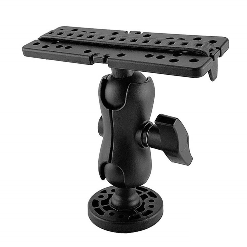 Marine Boat Fishfinder Bracket 360 Degree Depth Sounder Base Mount Universal Transducer Bracket Fishes Finder Mount GPS Plate