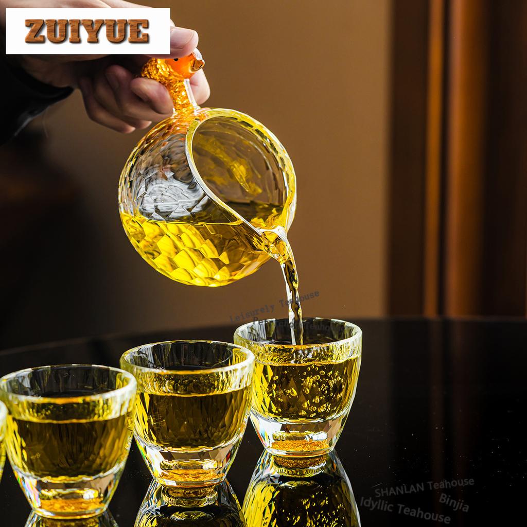 250ml Heat-resistant Glass Tea Pitcher Tea Divider Cha Hai Dispenser Household Justice Cup Oolong Tea Fair Mug Cha Supplies