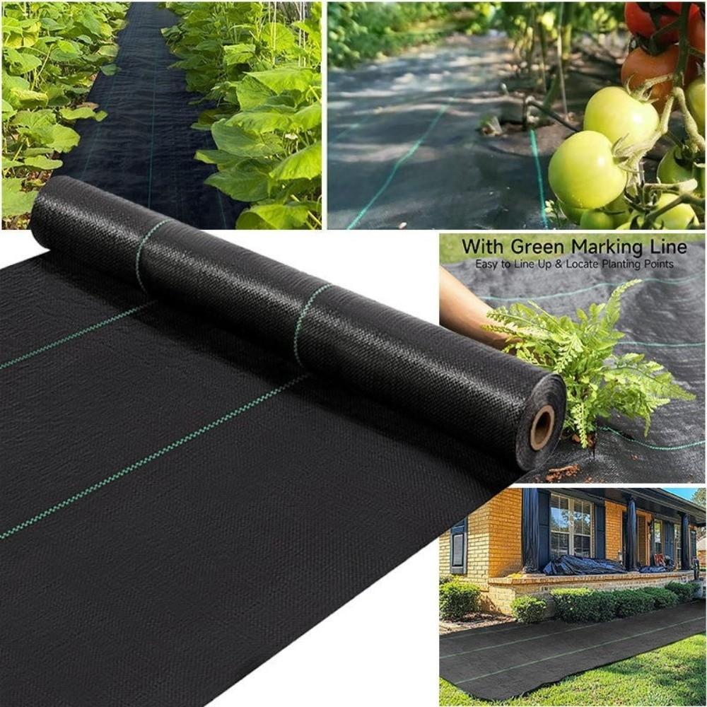 Polypropylene Weed Barrier Fabric Weed Control Grow Mulch Film  Driveway Control