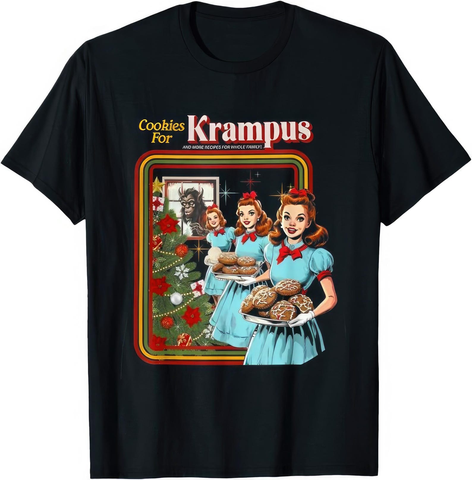 Cookie For Krampus Christmas Festive T shirt S