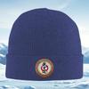 Circle Calligraphy Art Red Gold Frame Men Women Unisex Knitted Hat Beanie Pullover Cap Winter Thermal Warm Christmas Outdoor Cyc