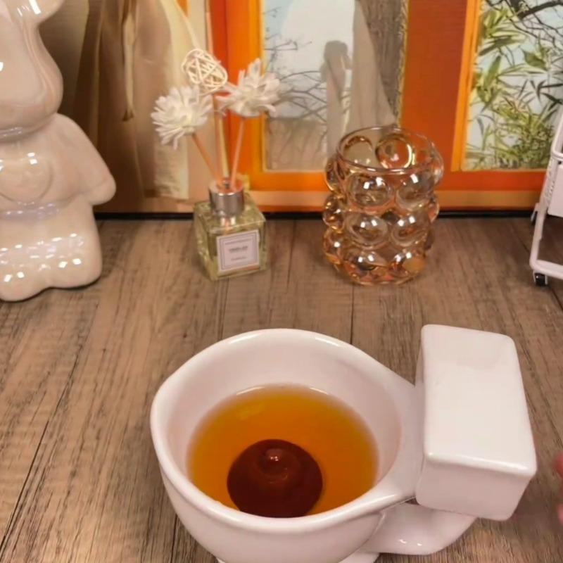 Creative Toilet Funny Cup Ceramic Cartoon Personalized Mug Birthday Gift Funny Personalized Water Cup
