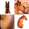 Cuscino Cane Simulazione 3D Creativo, Peluche Animale di Peluche Cane Per Bambini, Tessuto Corto in Peluche, Imbottitura in Cotone PP, Varie Dimensioni e Colori