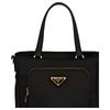 Prada Classic Triangle Logo Tote Bag Women Tote Bags Black 1BG308_ZMY_F0002_V_NOM