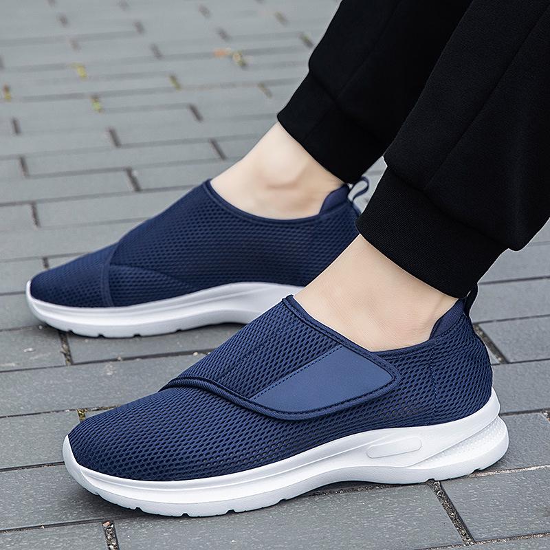 Adjustable Summer Shoes for Swollen Feet - Unisex Velcro Casual Footwear
