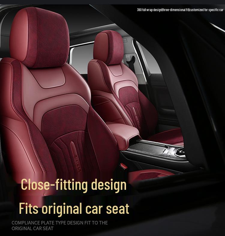 Chevrolet Malibu XL Seat Cushion: Full Surround, Leather & Linen, Four-Season Cover for 5-Seater