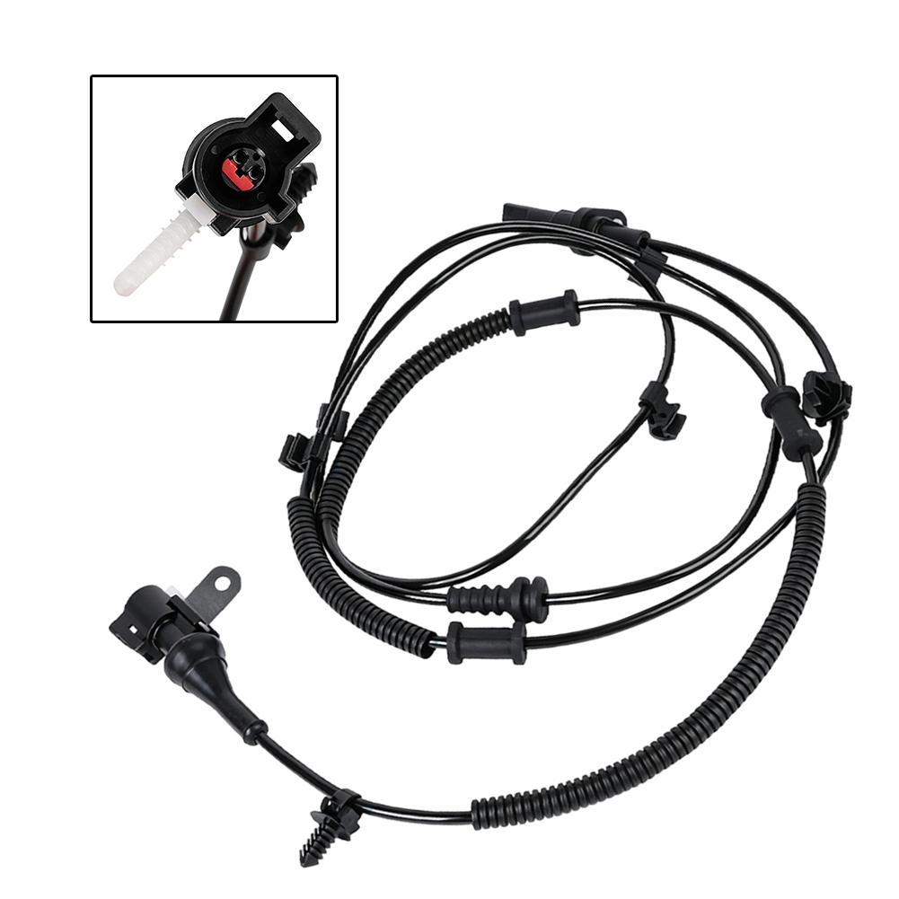 2pcs ABS Rear Wheel Speed Sensor for Ford F-150 2009 2010 V8 4.6L 5.4L Rear Axle XL Trim Black ABS OEM 9L3Z2C190A