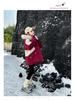 Stylish Girls' 2025 Ski Suit with Velvet - Korean Winter Jacket for Kids